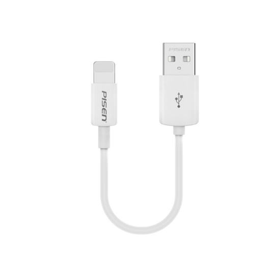 Short Lightning Cables USB Charging Data Cord Compatible With iPhones iPads and iPods-White