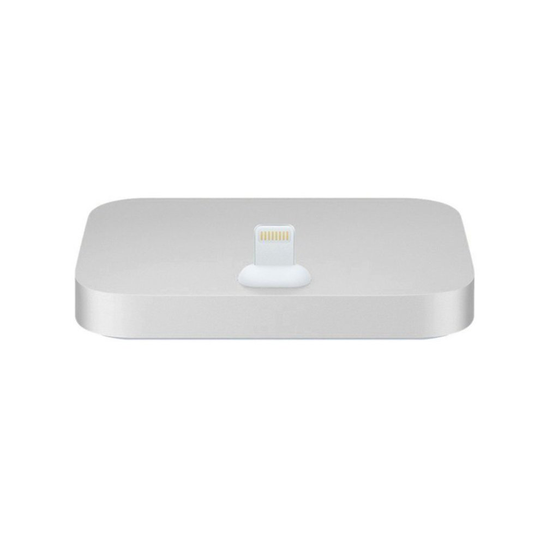 (Silver) Aquarius Aluminium iPhone Dock Compatible with Apple Lightning eight-pin devices