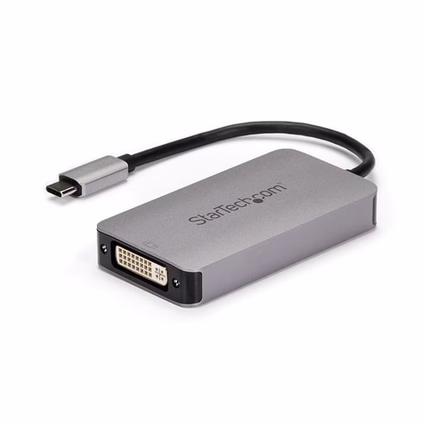 Startech USB C to DVI Dual Link Adapter- you get 2