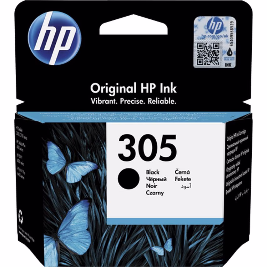 HP Hp 305 Black Org. Ink Cartr- you get 14