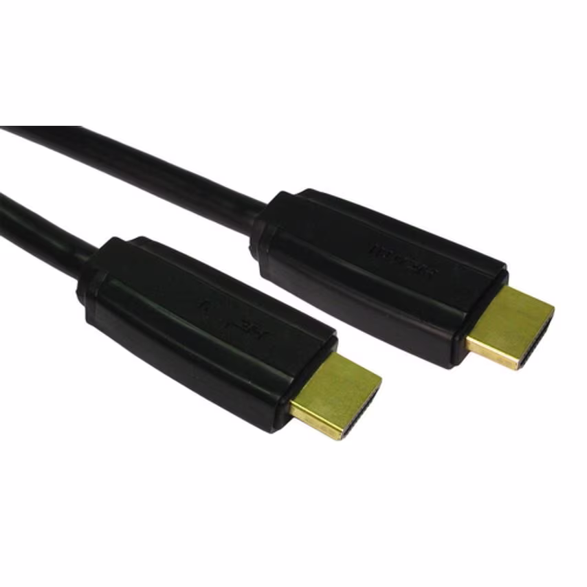 Cables Direct Cables 2M V1.4 HDMI M-M Cab Black + Gold Conns