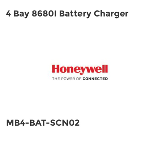 Honeywell 4 Bay 8680I Battery Charger