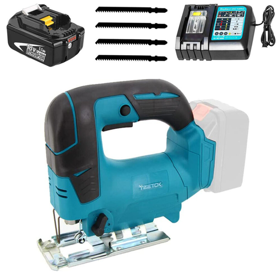 DJV182Z 18V Cordless Jigsaw 45°+Battery+Charger--MakitaTool Compatible