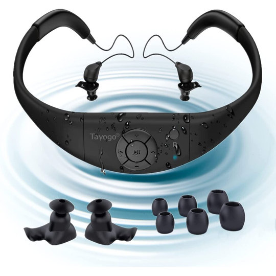 Waterproof Mp3 Player for Swimming include 8GB memory