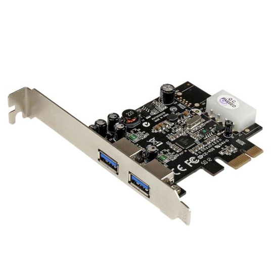 Startech 2 Port PCIe USB3 Card Adapter UASP LP4