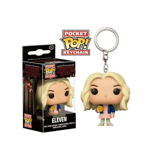 (EL Keychain 1#) Stranger Things Backpack School bag Unisex Travel Laptop Backpack keychain