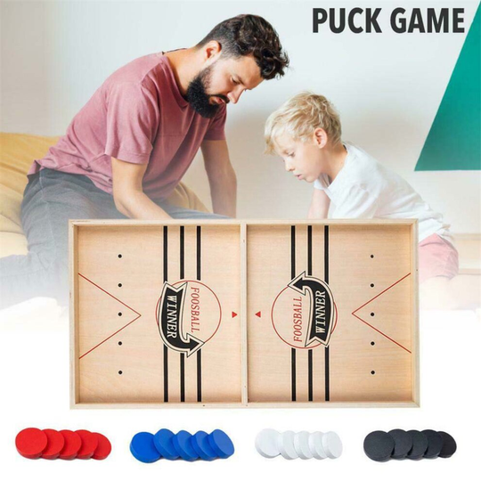 Large Family Game Fast Sling Puck Game Hockey Game Board Table Toy UK