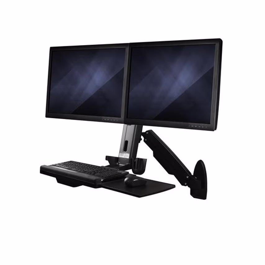 Startech Up to 24in Sit Stand Dual Monitor WM