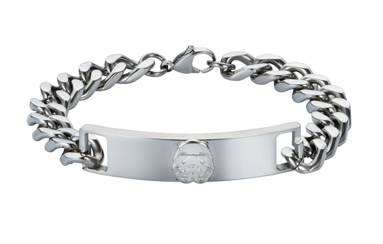 Disney Men's Star Wars Stainless Steel Stormtrooper Bracelet