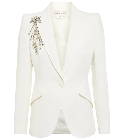 Astral Jewel crêpe blazer