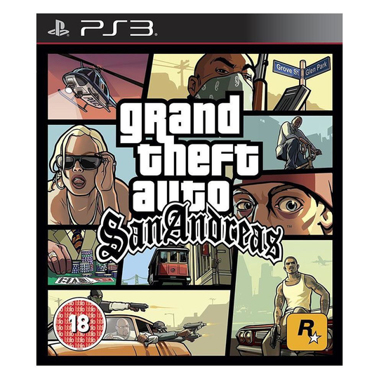 Grand Theft Auto San Andreas PS3 Game