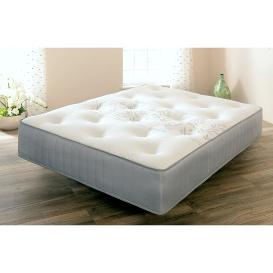 (4ft6 Double) Natural Bamboo Pocket Memory Mattress