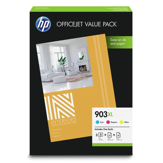 Hewlett Packard HP 903XLOFFICE Valuepk C/M/Y, Pack of 31ml20AE