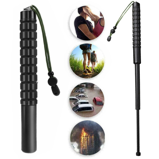 Foldable Anti Shock Walking Stick Telescopic Cane Hiking Trekking Pole