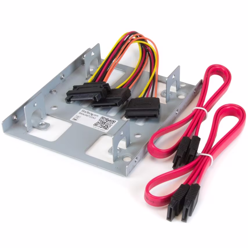 StarTech.com Dual 2.5" to 3.5" HDD Bracket for SATA Hard Drives - 2 Drive 2.5" t