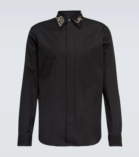 Tree Graffiti cotton poplin shirt