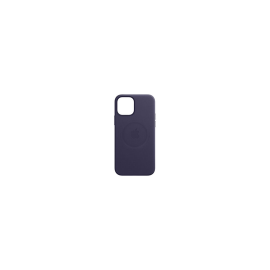 Apple Leather Case with MagSafe for iPhone 12 & 12 Pro - Deep Violet - MJYR3ZM/A