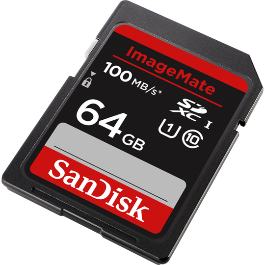 Sandisk ImageMate 64GB SDXC Memory Card 100mbs
