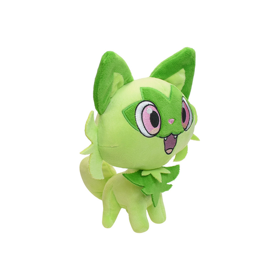 (A) Sprigatito Plush New leaf cat dead fire crocodile moisturizing duck Pokémon around plush Doll