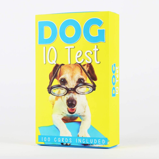 Gift Republic Fun Gift Dog IQ Test Card Game
