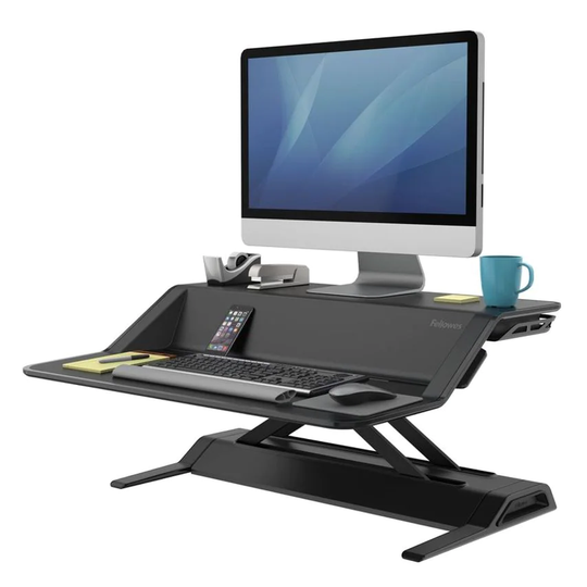 Fellowes Fellowes Lotus Sit Stand Workstation Black 7901