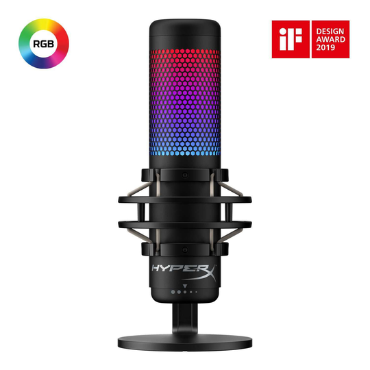 HyperX QuadCast S for PC, PS4 & Mac USB Condenser Microphone