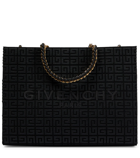 4G embroidered Medium canvas tote