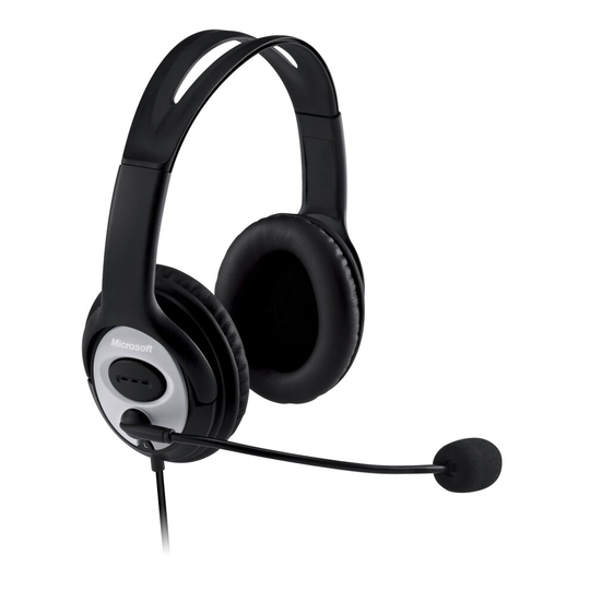Microsoft LifeChat LX 3000 Headset - Black