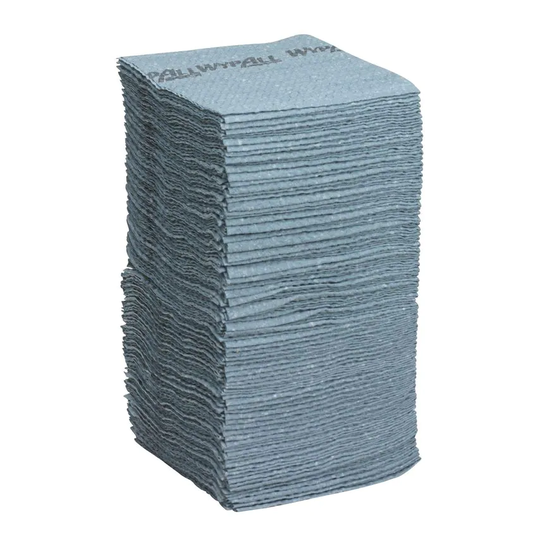 Wypall 7569, ForceMax Industrial Cloth, 1 Ply, Grey, 1 box x 480 cloths