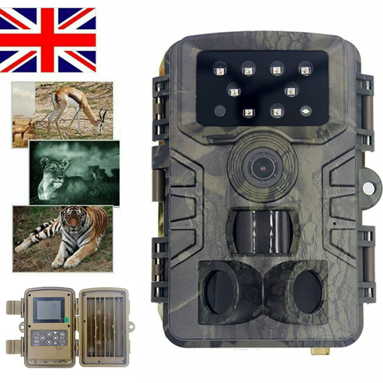 Campark Trail Wildlife Camera Trap 120MP 1080P Hunting Game Cam PIR Night Vision
