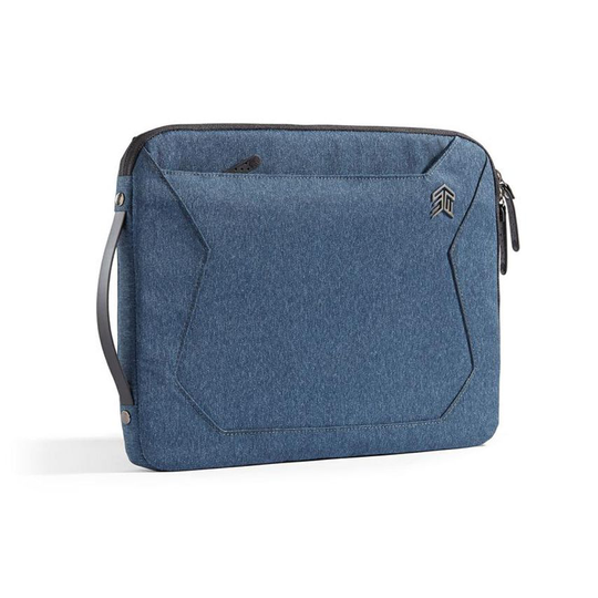 STM STM Myth Sleeve 15 Inch Notebook Briefcase Slate Blue Static Proof Front Poc
