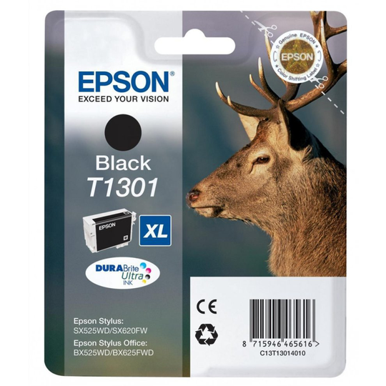 Epson Singlepack Black T1301 DURABrite Ultra Ink