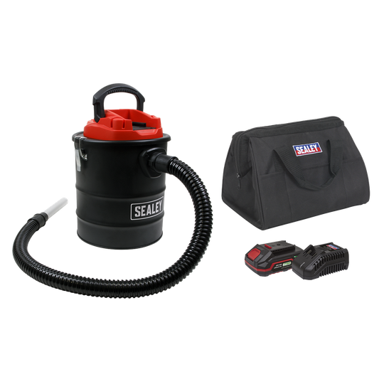 Sealey Handheld Ash Vacuum Cleaner 15L Kit 20V 2AH SV20 Series
