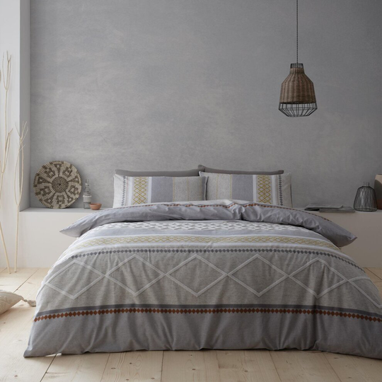 Pineapple Elephant Kadin Double Duvet Cover Set 100% Cotton Bedding