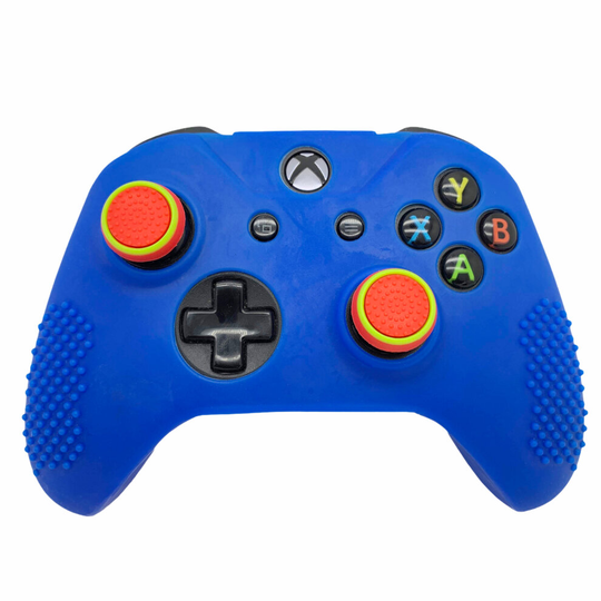 (Red Green) 2 x EGP™ Grips Thumb Stick Cover Caps For Xbox One / S / X / Elite Controller