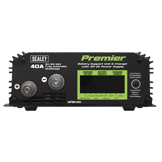 Sealey Battery Support Unit & Charger 40A