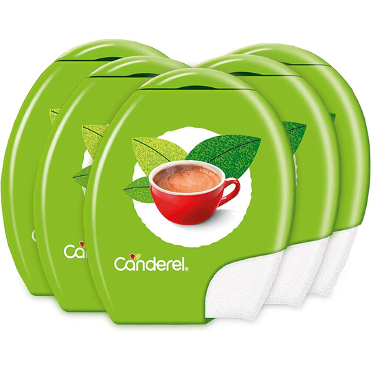 Canderel Stevia Sweetener Blend - 100 Tablets (Pack of 5)