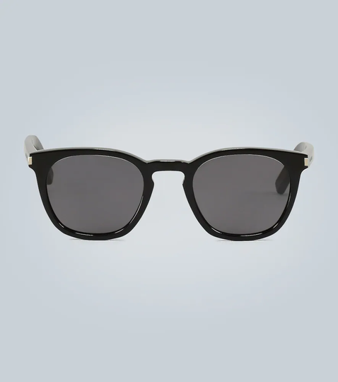 Transparent acetate sunglasses