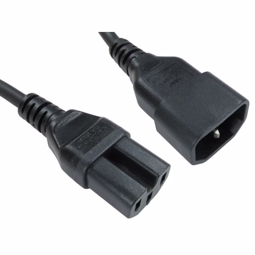 Cables Direct Power 1.8M C14-C15 Power Cable
