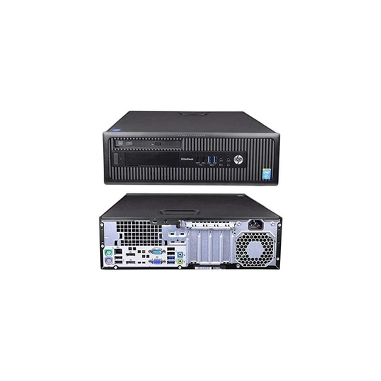 Windows 10 HP 800 G1 SFF Intel Core i5-4570 Desktop PC - 16GB DDR3-256GB SSD & 500GB HDD - 300Mbps Wi-Fi (Renewed)