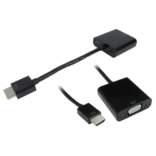 Cables Direct Cables HDMI to SVGA Adaptor VGA+3.5 Socket+