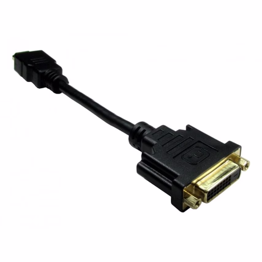 Cables Direct Adaptor 15CM DVI-D Dual Link F- HDMI M ADA