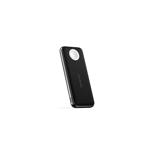Satechi Quatro Wireless Power Bank 10,000 mAh Portable Charger Compatible with iPhone 11 Pro Max/11 Pro/11, Apple Watch Series 6/SE5/4/3/2/1, A