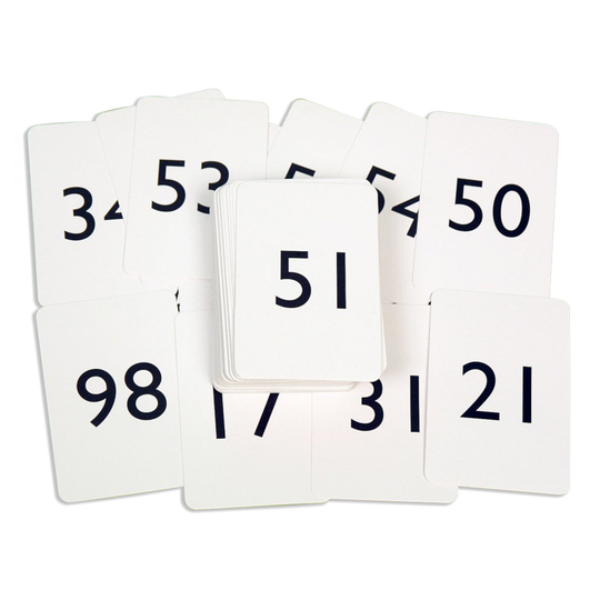 Kent & Cleal 1-100 Numbered Playing Cards