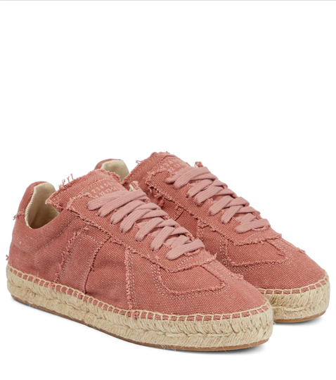 Replica canvas espadrille sneakers
