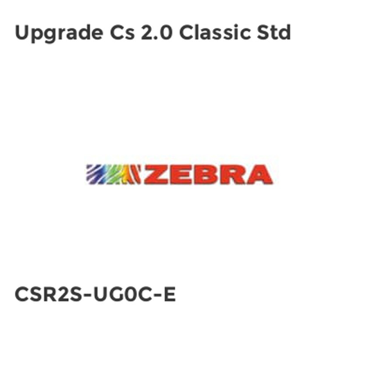 Zebra Upgrade Cs 2.0 Classic Std- you get 2