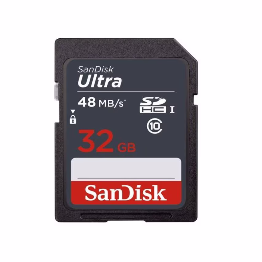 Sandisk Ultra 32GB SDHC UHS I CL10 Memory Card
