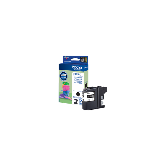 Brother Brother Black Ink Cartridge 7ml - LC221BK
