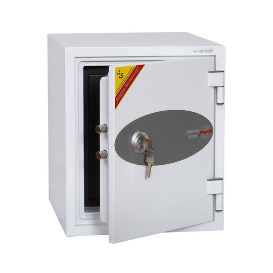 Phoenix Datacare Size 1 Data Safe Key Lock White DS2001K