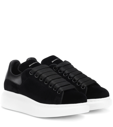 Velvet sneakers
